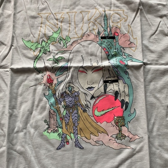 Nike Fantasy Graphic t shirt. Bold colorful graphics. NWT - Picture 2 of 3